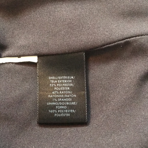 COPY - Ann Taylor lined subtle herringbone tweed black/white pencil skirt - Picture 6 of 8